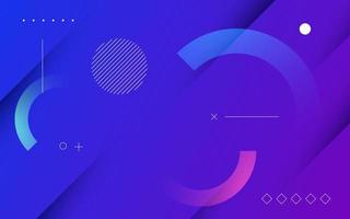 minimal abstract purple blue gradient color, dynamic composition elements geometric background. eps10 vector