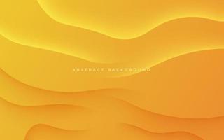 abstract yellow dynamic wavy shadow and light modern design geometric futuristic vector background illustration.