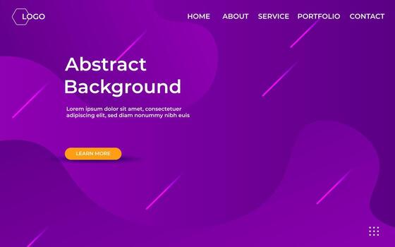 Minimal geometric purple abstract background, dynamic shape composition landing page backgrounds. eps10 vector