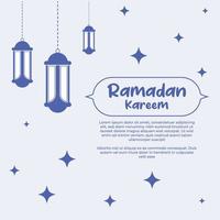 Greeting card ornaments for Islamic holidays vector