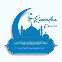 Greeting card ornaments for Islamic holidays vector