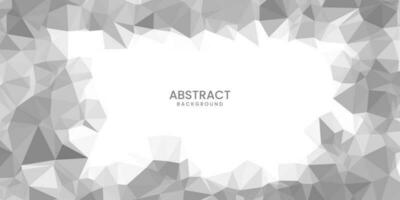 abstract grey geometric background with triangle shape pattern vector