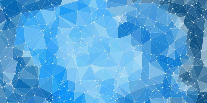 azul poligonal antecedentes con un poligonal modelo. vector