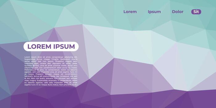 resumen vistoso antecedentes con triángulo formas aterrizaje página ilustración. vector