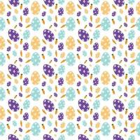 Colorful Easter seamless pattern vector