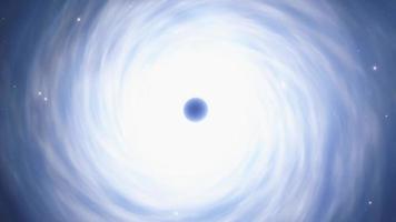 noir trou animation avec jet courant visualisation, espace vol 4k video