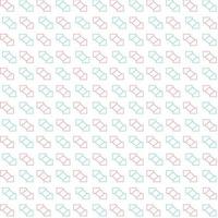 arrow colorful shape gree and pink zig zax geometric on white background vector