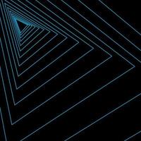 sharp corner blue light multi lines layers geometric creativity imagination abstract in black background vector