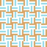 abstract lines weave and knit blue and golden brown multi shape on white background vector