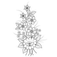 floral coloring pages, floral coloring background, flower coloring book pages, vector floral coloring pages