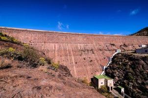 Concrete power dam photo