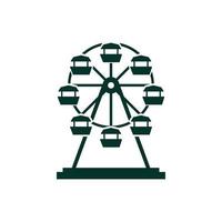 ferris wheel icon vector