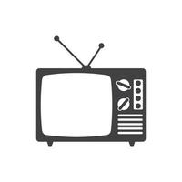 old TV icon vector