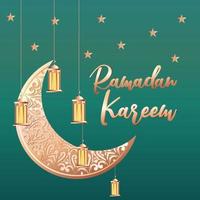 Premium Vector Islamic Style Ramadan Kareem and Eid Decorative Background