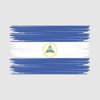 Nicaragua Flag Illustration vector