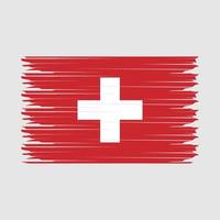 Switzerland Flag Illustration vector