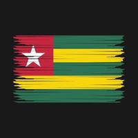 Togo Flag Illustration vector