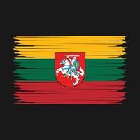 Lithuania Flag Illustration vector