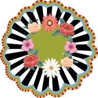 Floral Medallion Design vector