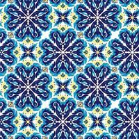 Azulejo seamless pattern for design vector