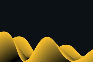 yellow wave abstract background, fluid background suitable use for computer desktop background and landing page. 3d vector