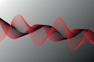 red and black wave abstract background, suitable for landing page and computer desktop background. 3d vector