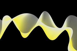 yellow and white line wave. abstract background, suitable for landing page and computer desktop background. 3d vector