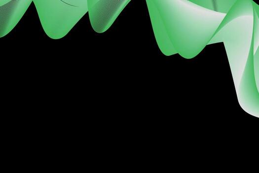 verde ola resumen fondo, fluido antecedentes adecuado utilizar para computadora escritorio antecedentes y aterrizaje página. 3d vector