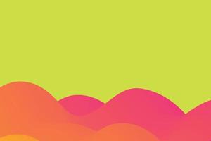 simple gradient wave abstract background. suitabble for landing page and computer desktop wallpaper. vector