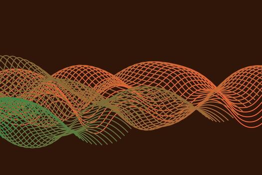 Vector Illustration of the grdient green and yellow pattern of lines abstract background. EPS10.