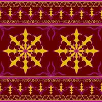 Folk ethnic seamless pattern in vector illustration design for mat, fabric, scarf, carpet, tile and more