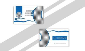 Modern and creative professional business card template design. vector