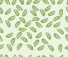 green leaf seamless pattern design vector