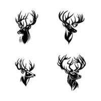 Add a touch of grace to your project with our deer logo silhouette collection. Hand drawn with love, these illustrations are sure to bring a sense of calm and beauty vector