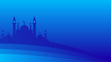 Ramadan background of mosque for islamic design. Background for desain graphic ramadan greeting in muslim culture and islam religion. Graphic resource of ramadan culture vector