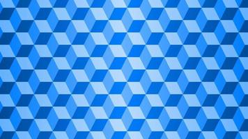 Geometric pattern of cube. Illustration of geometric pattern with blue color. Pattern of square shape for background, layout, decoration, template, texture or wallpaper in graphic design vector