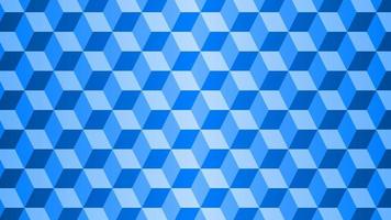 Geometric pattern of cube. Illustration of geometric pattern with blue color. Pattern of square shape for background, layout, decoration, template, texture or wallpaper in graphic design vector