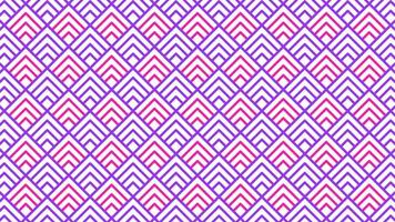 Geometric pattern of illusion square. Illustration of geometric pattern with purple and red. Pattern of rhombus for background, layout, decoration, template, texture or wallpaper in graphic design vector