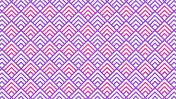 Geometric pattern of illusion square. Illustration of geometric pattern with purple and red. Pattern of rhombus for background, layout, decoration, template, texture or wallpaper in graphic design vector