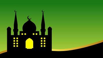 Ramadan background of mosque for islamic design. Background for desain graphic ramadan greeting in muslim culture and islam religion. Graphic resource of ramadan culture vector