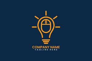 Flat smart computer book logo template vector design illustration