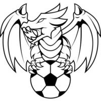 dragon icon animal mascot vector