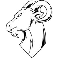 cabra icono animal mascota vector