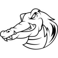 crocodile icon animal mascot vector