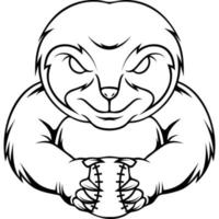 sloth icon animal mascot vector