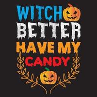 Witch better have my candy vector