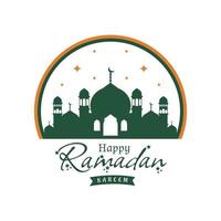 mezquita islámico Ramadán vector elemento diseño