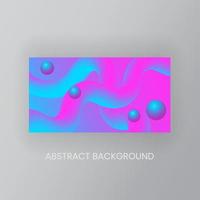 fluid wave background with 3D line art, Innovation background design for the cover, landing page vector