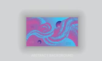 Free Vector Fluid Background Template, Wallpaper Design with Gradient Color, Wool, 3D Ball and Line Art