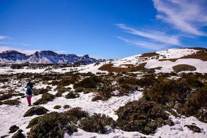 Scenic mountain landscape photo